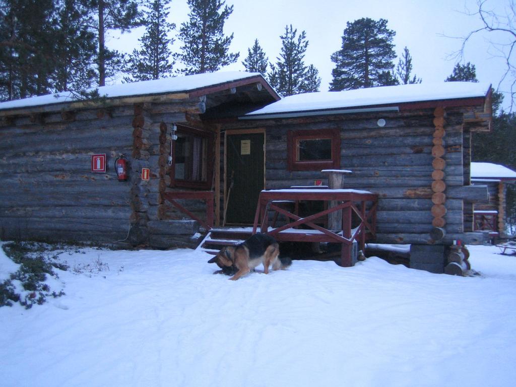 Villa Ahkun Tupa à Lemmenjoki Extérieur photo